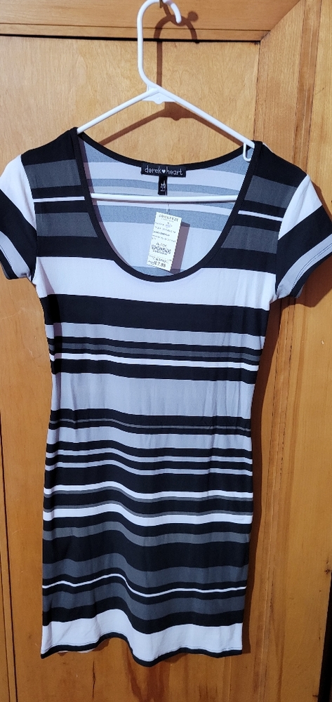 Discovery stripped dress